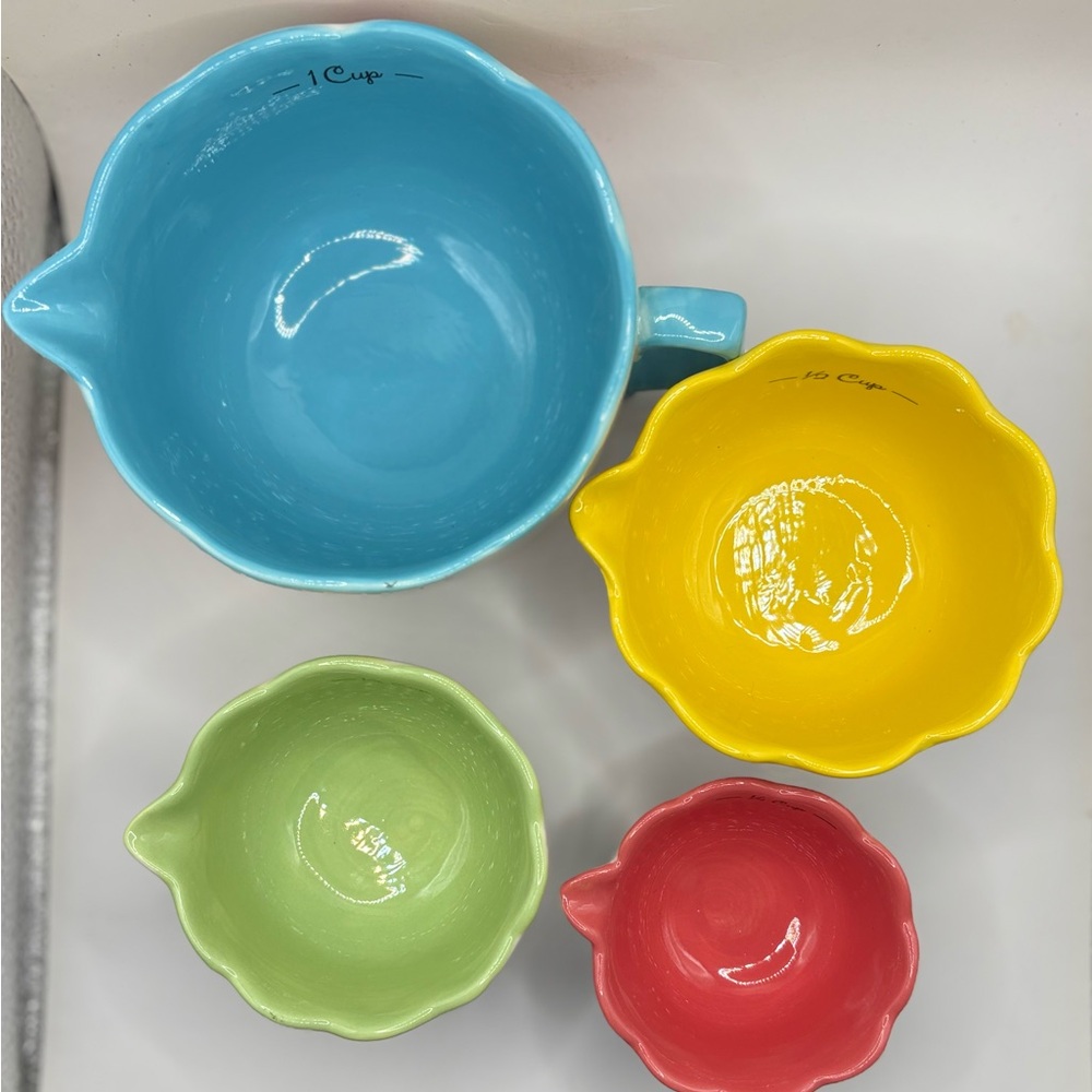 Pioneer Woman Breezy Blossom Measuring Cup Set - 4 Piece - Picture 4 of 5